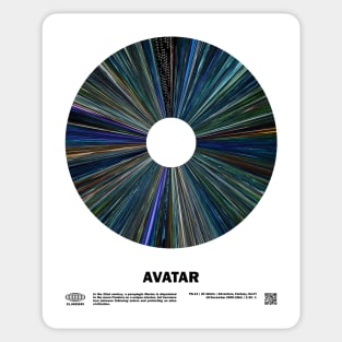 minimal_Avatar Warp Barcode Movie Sticker